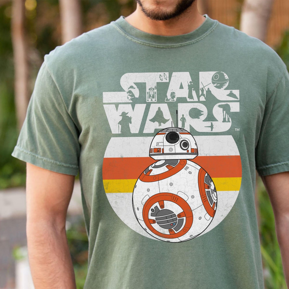 BB8 Droids Stripes Logo Star Wars Shirt 3 1