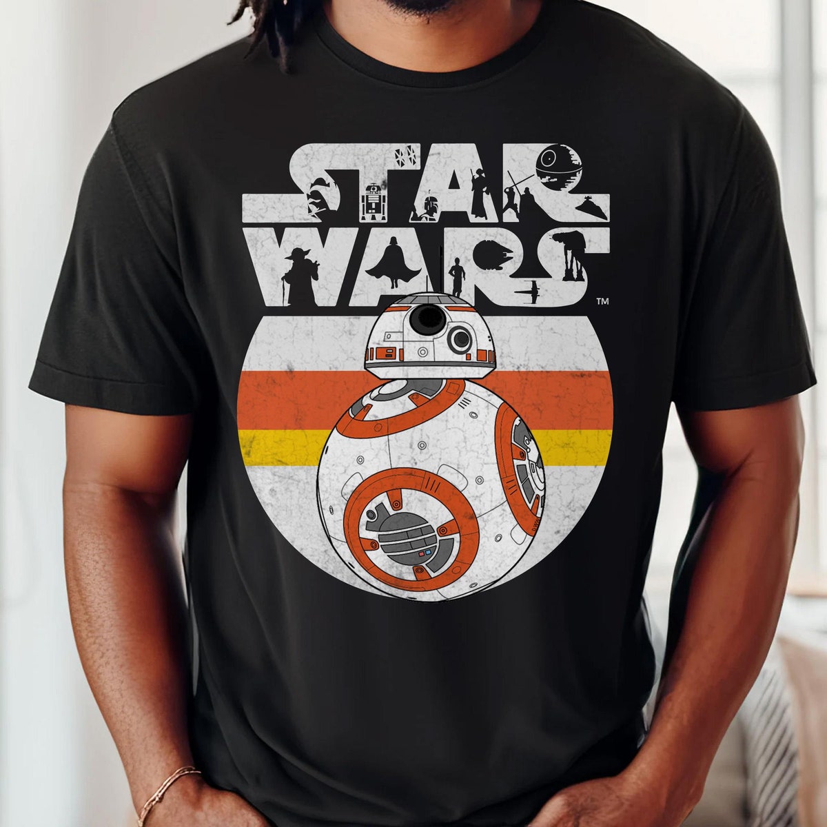 BB8 Droids Stripes Logo Star Wars Shirt 4 1