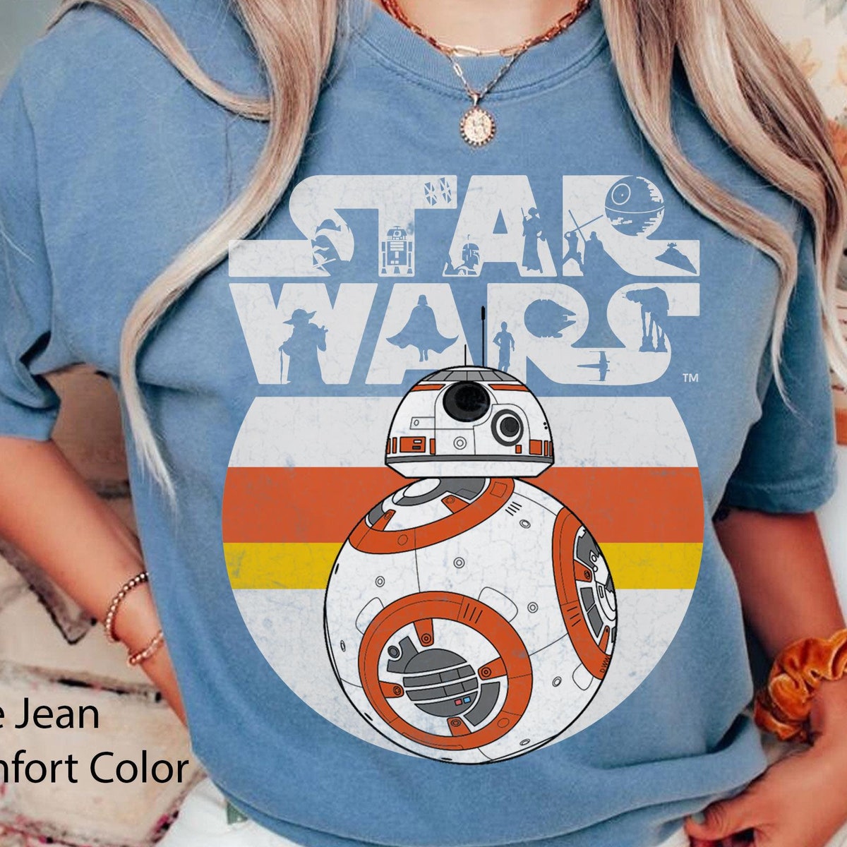 BB8 Droids Stripes Logo Star Wars Shirt 6 1