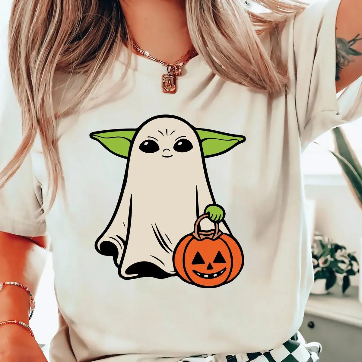 Baby Yoda Halloween Shirt Disney Star Wars Fall Tee 1 1