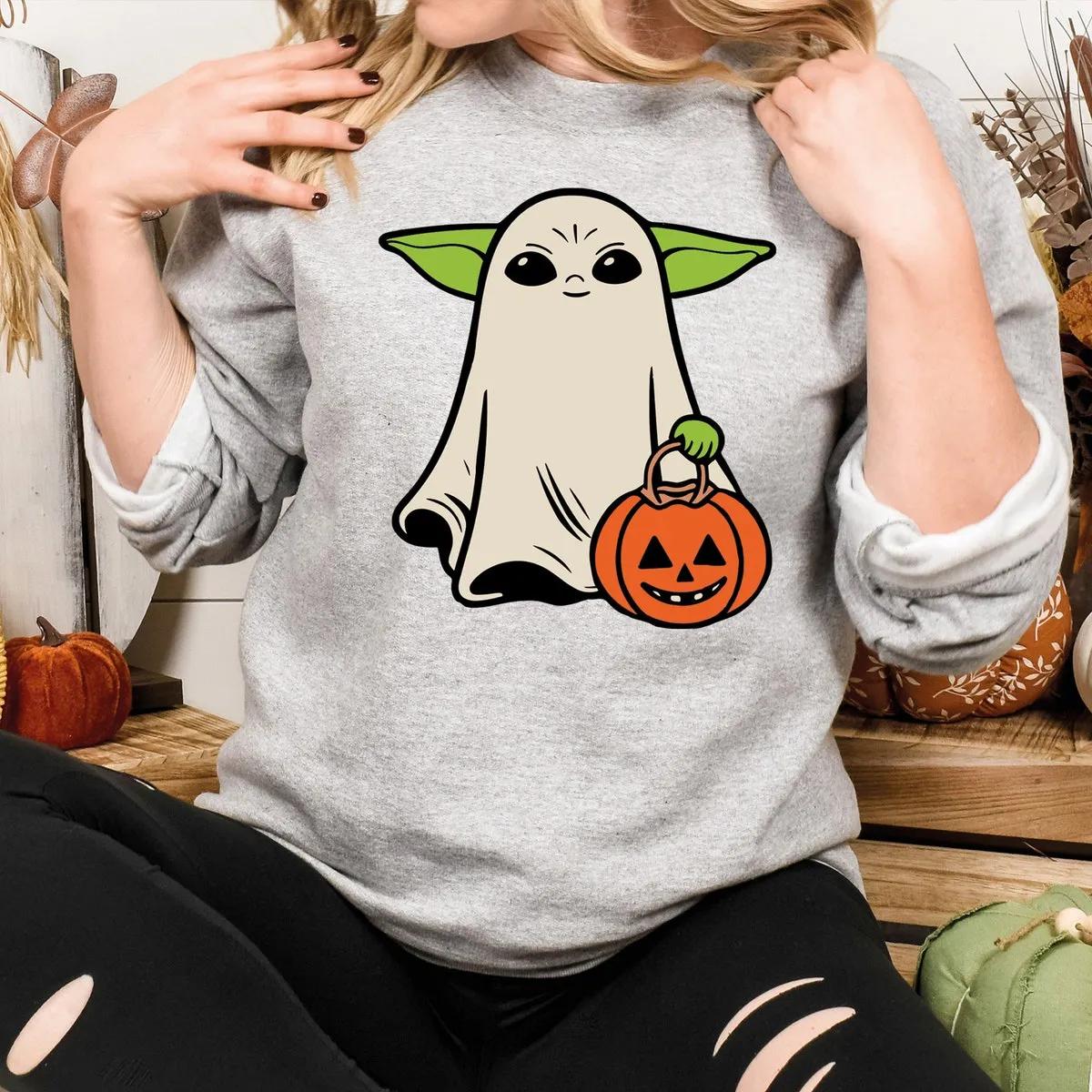 Baby Yoda Halloween Shirt Disney Star Wars Fall Tee 3 1