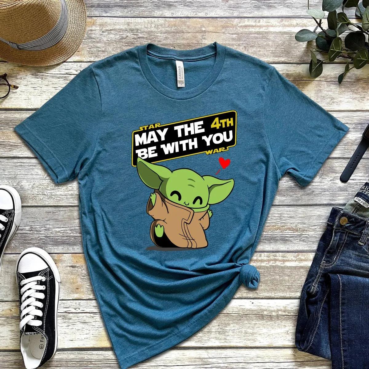 Baby Yoda Shirt Star Wars Disney Tee 2 1