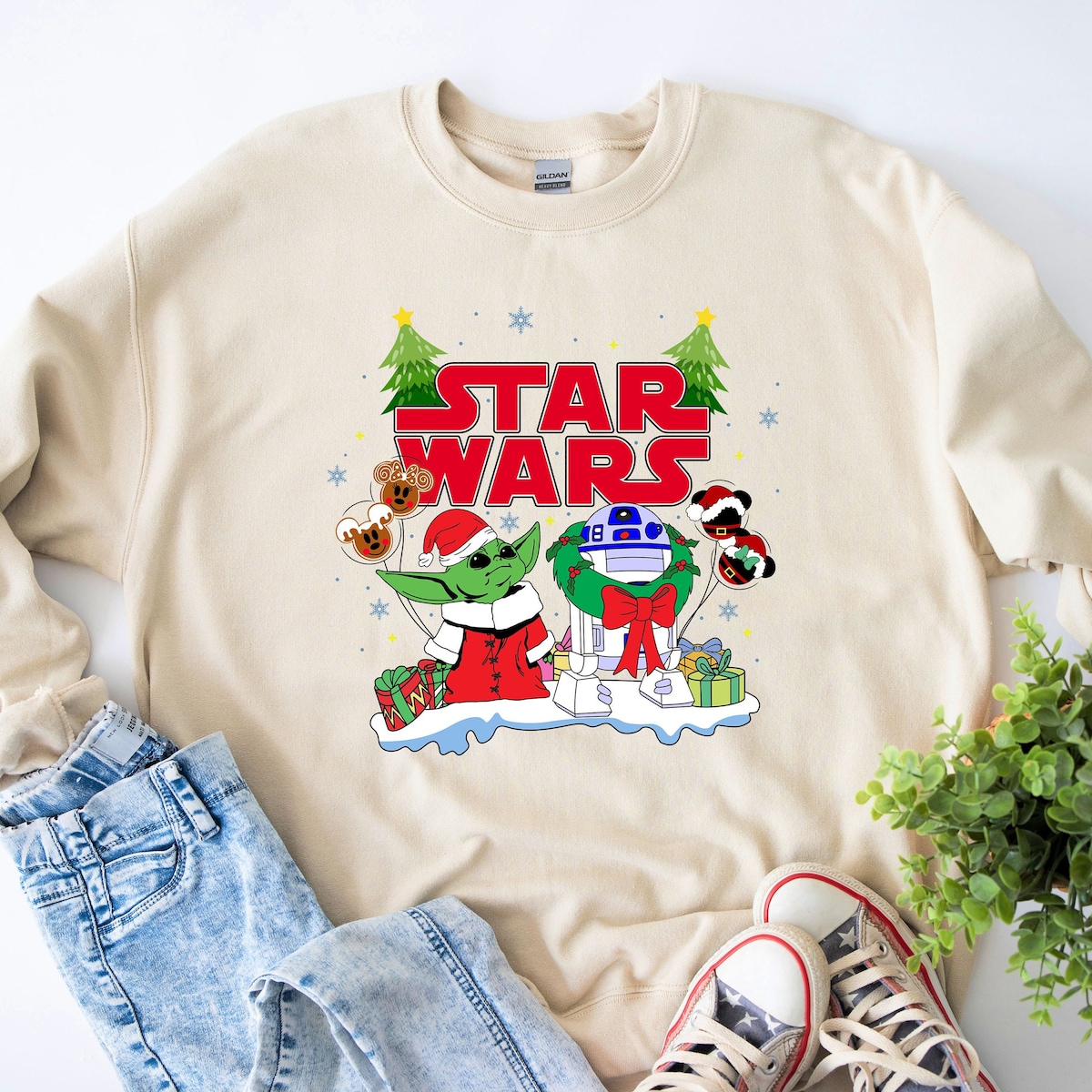 Baby Yoda Star Wars Christmas Shirt 4