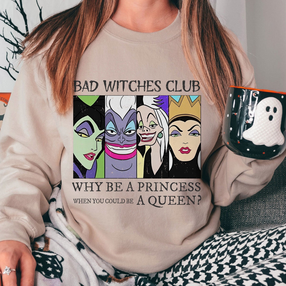 Bad Witches Club Why Be A Princess Maleficent Evil Queen Shirt 2 1