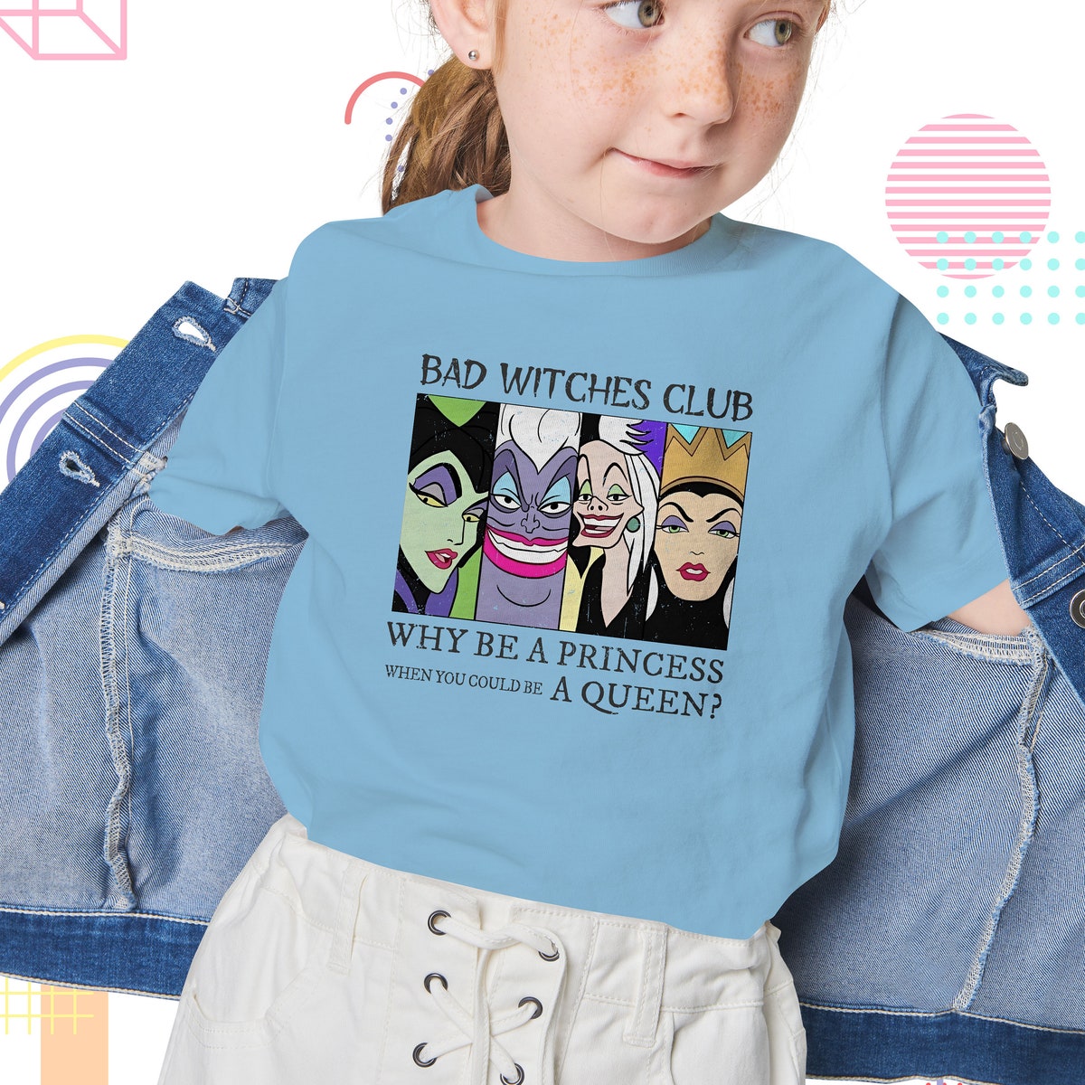 Bad Witches Club Why Be A Princess Maleficent Evil Queen Shirt 4 1