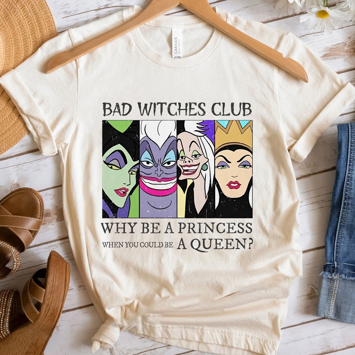 Bad Witches Club Why Be A Princess Maleficent Evil Queen Shirt 5 1