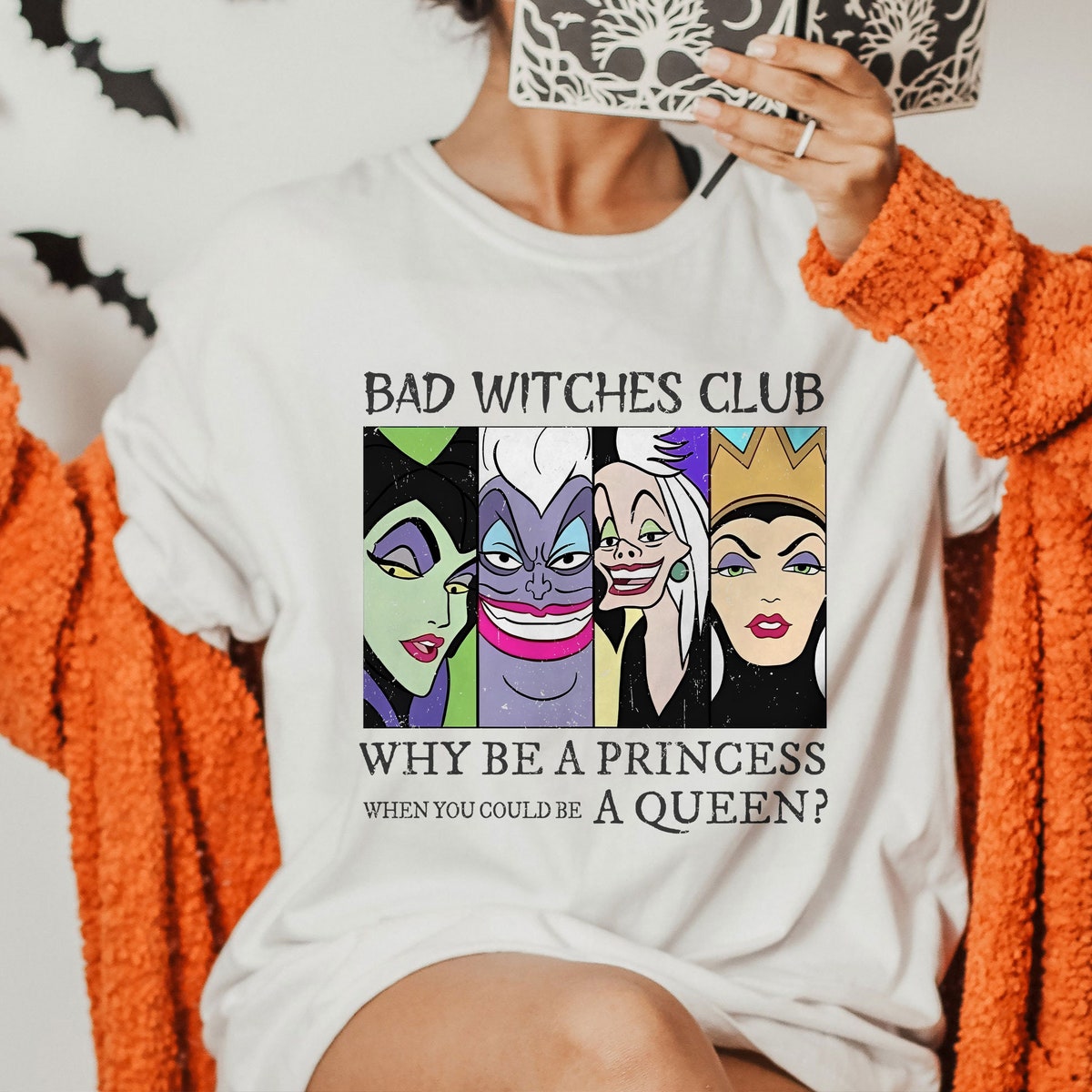 Bad Witches Club Why Be A Princess Maleficent Evil Queen Shirt 6 1