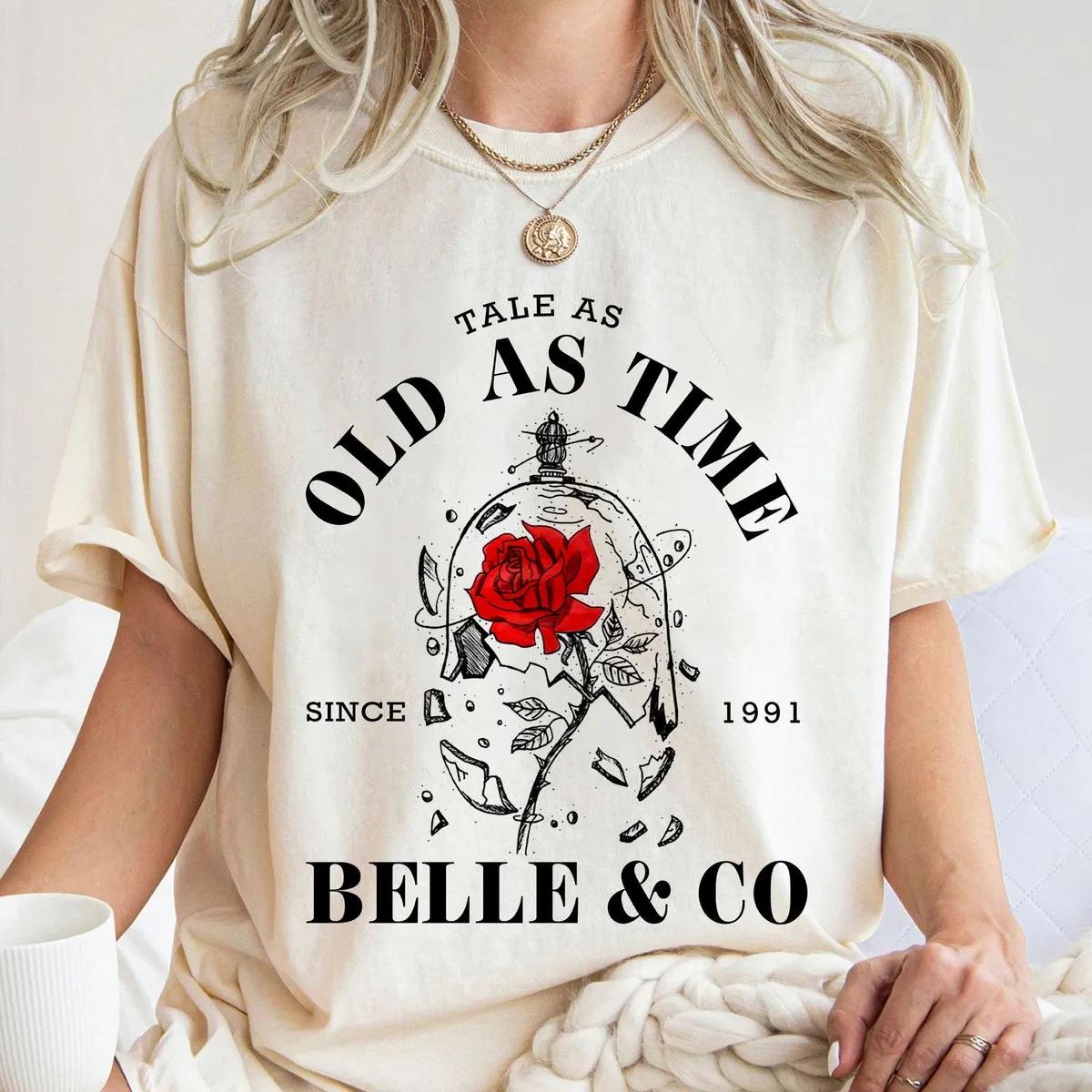 Beauty And The Beast Tale As Old As Time 1991 Belle DisneyShirt 2 1