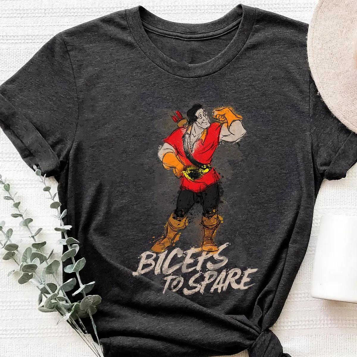 Beauty and the Beast Gaston Biceps to Spare Shirt 4