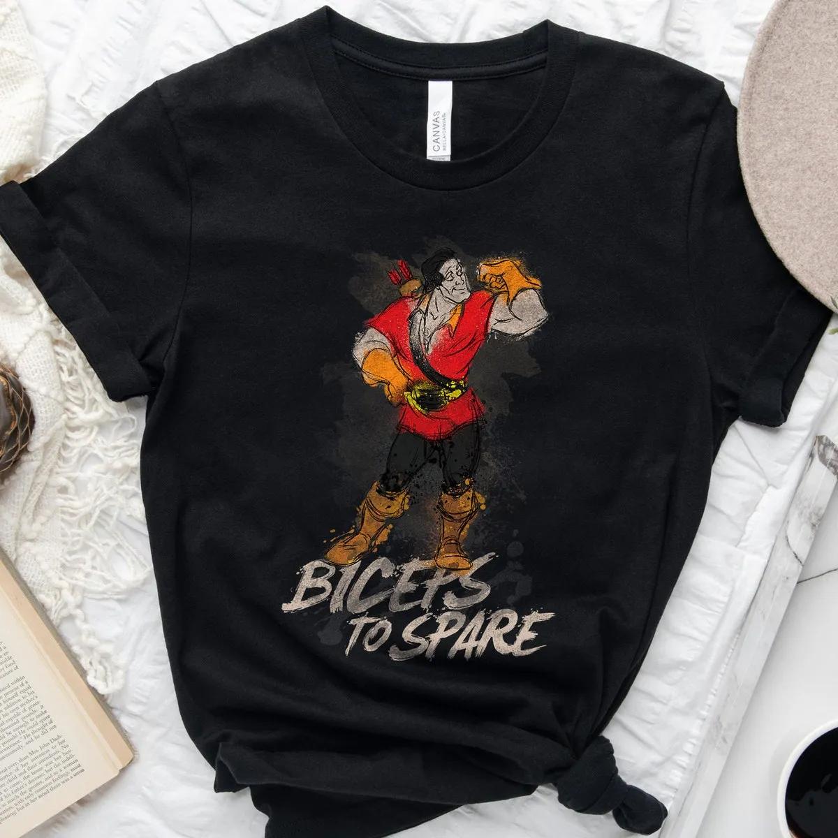 Beauty and the Beast Gaston Biceps to Spare Shirt 6