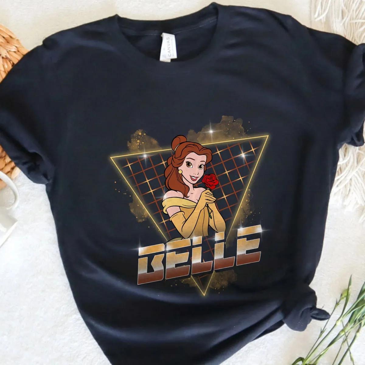 Belle Beauty and the Beast 90s Retro Disney Princess Shirt 3 1