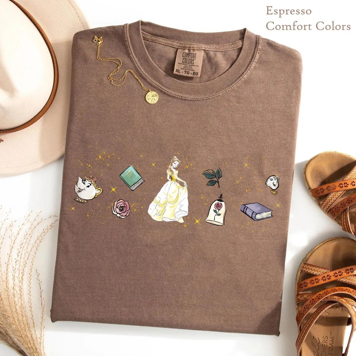 Belle Princess Minimalist Watercolor Shirt 2