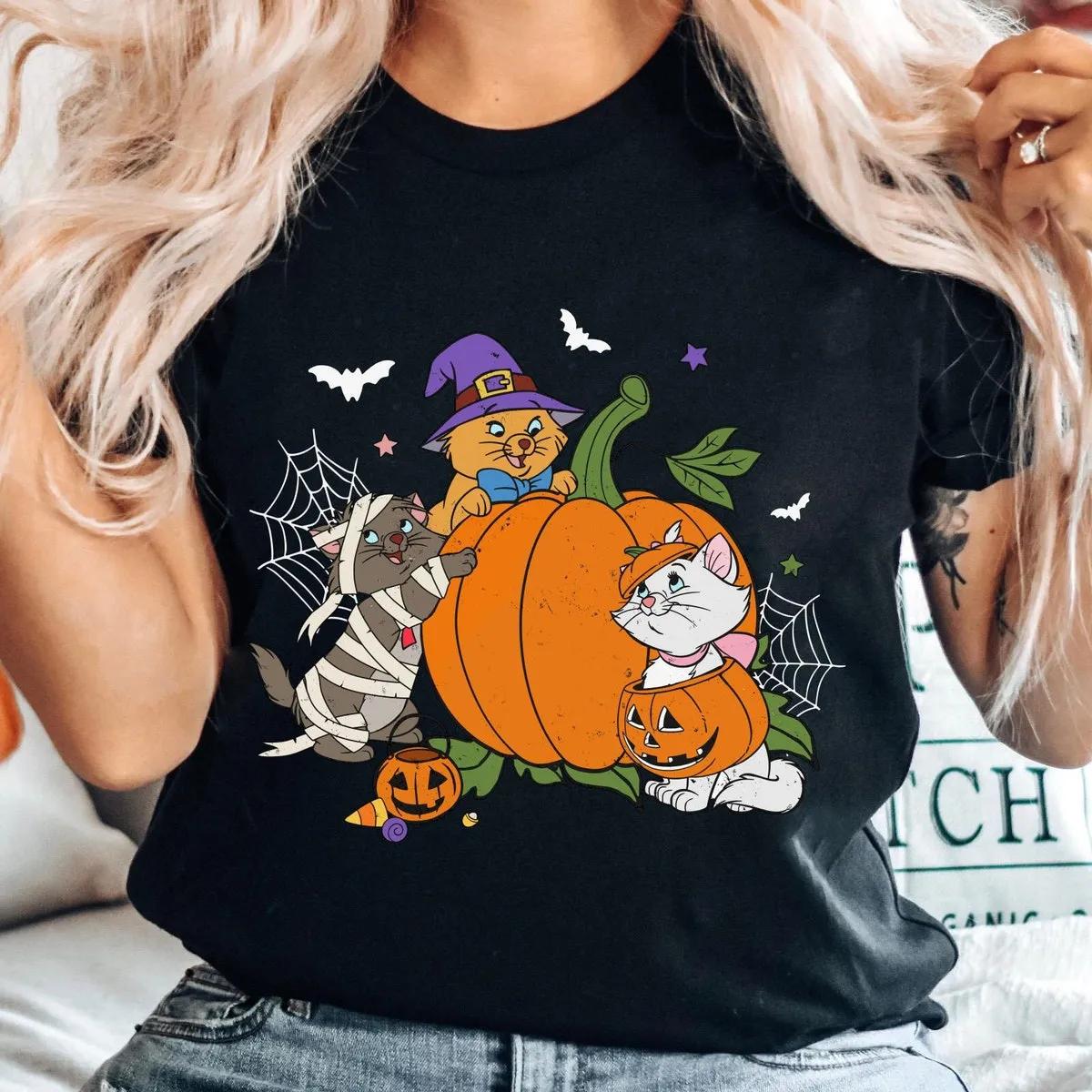 Berlioz Toulouse Marie Halloween Pumpkin Shirt 1