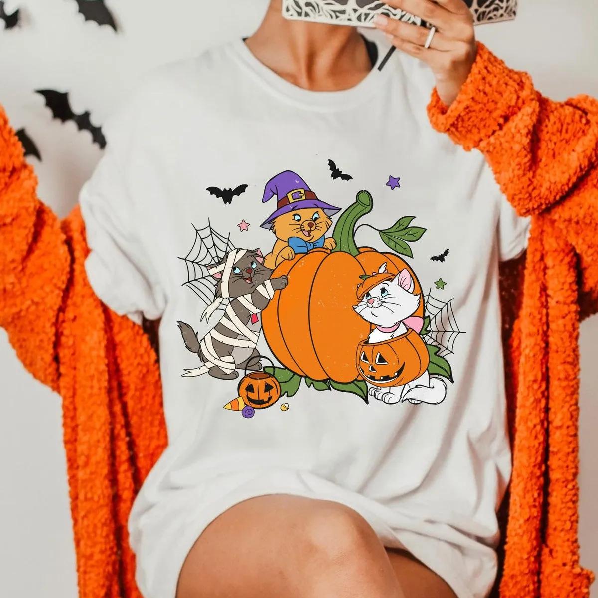 Berlioz Toulouse Marie Halloween Pumpkin Shirt 2