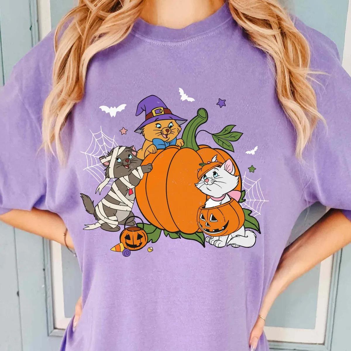 Berlioz Toulouse Marie Halloween Pumpkin Shirt 5