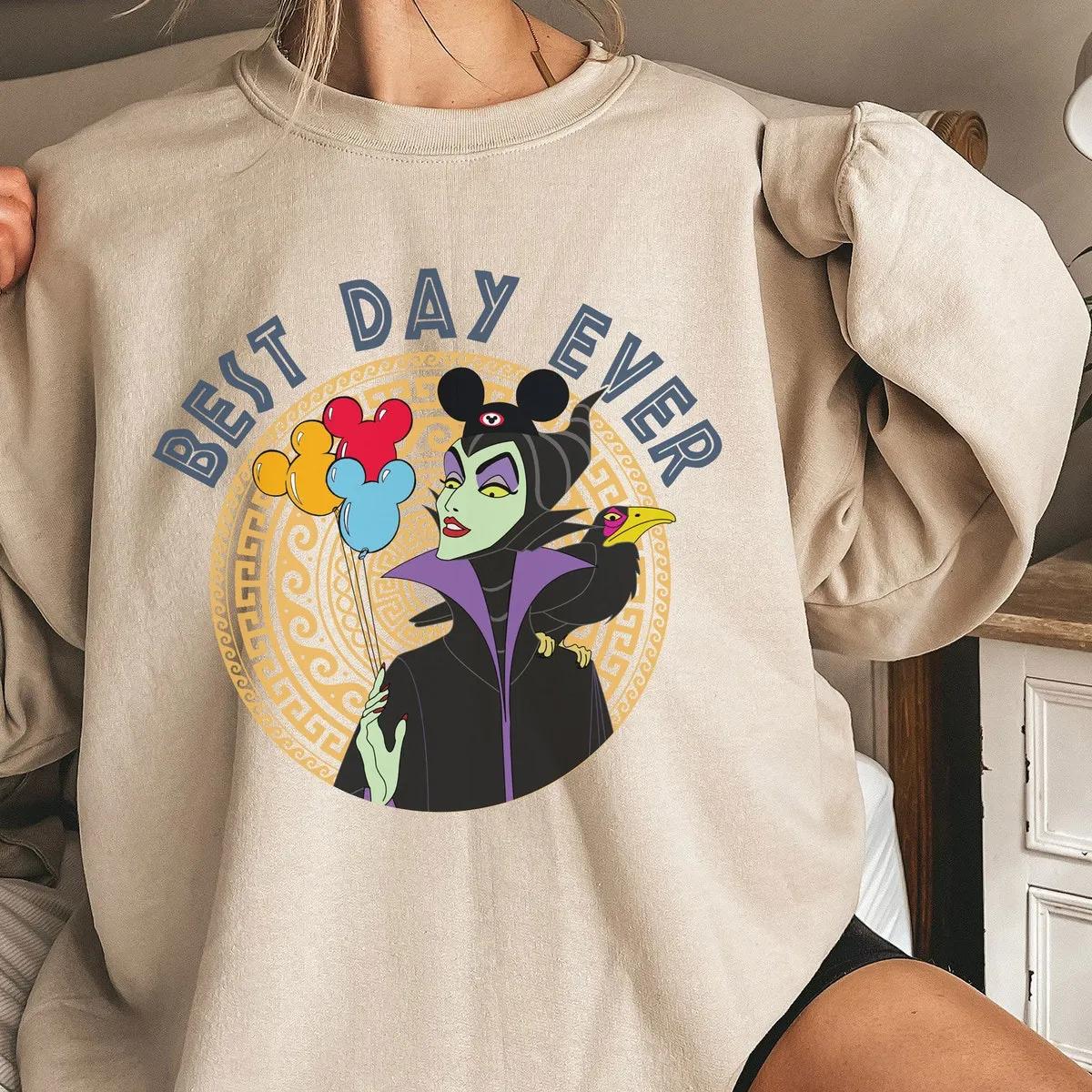 Best Day Ever Hades Wears Mickey Ears With Balloons Family Matching Shirt 5