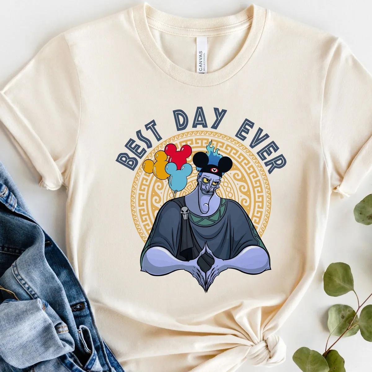 Best Day Ever Hades Wears Mickey Ears With Balloons Shirt 5