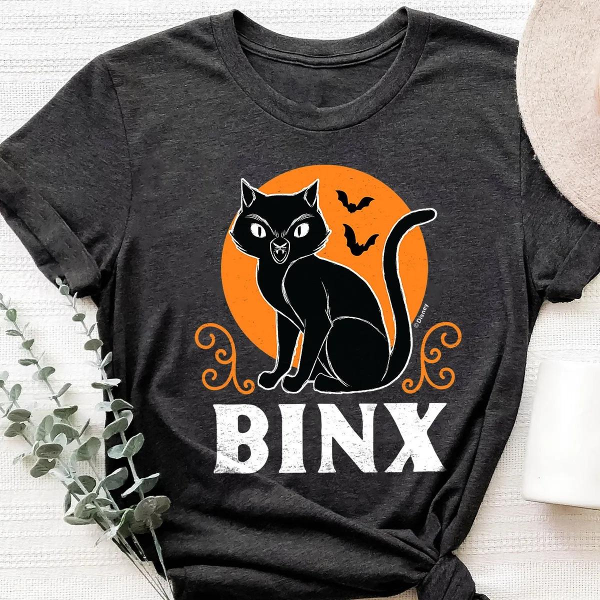 Binx Hocus Pocus Black Cat Sanderson Sisters Halloween Shirt 3 1