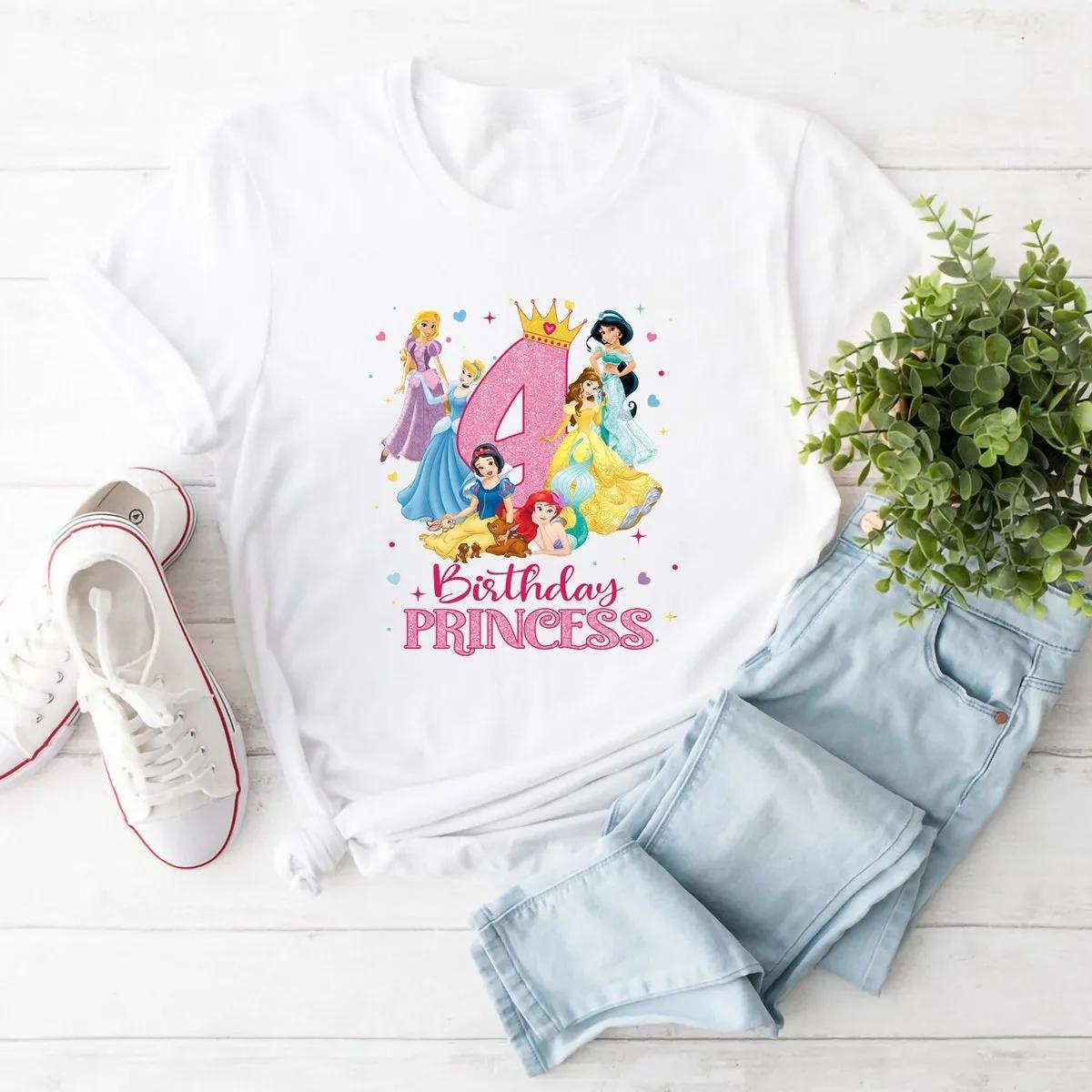 Birthday Princess Party Disney Shirt 1 1