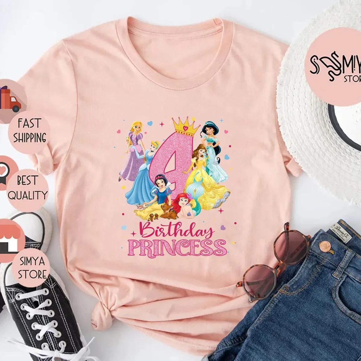 Birthday Princess Party Disney Shirt 3 1