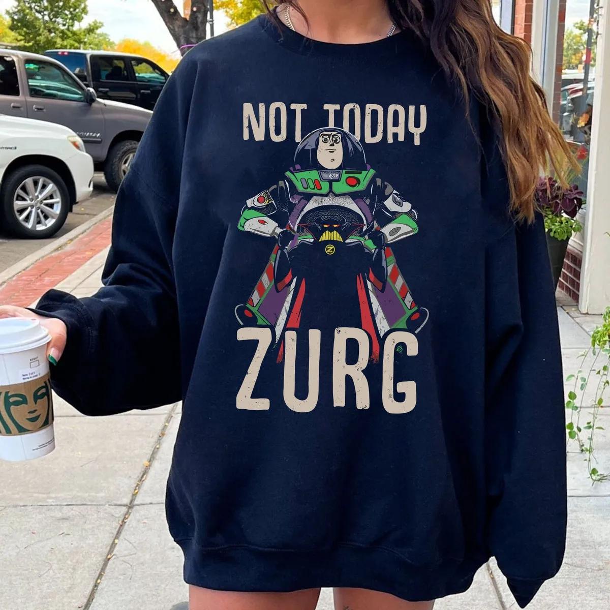 Buzz Lightyear And Zurg Not Today Shirt 2