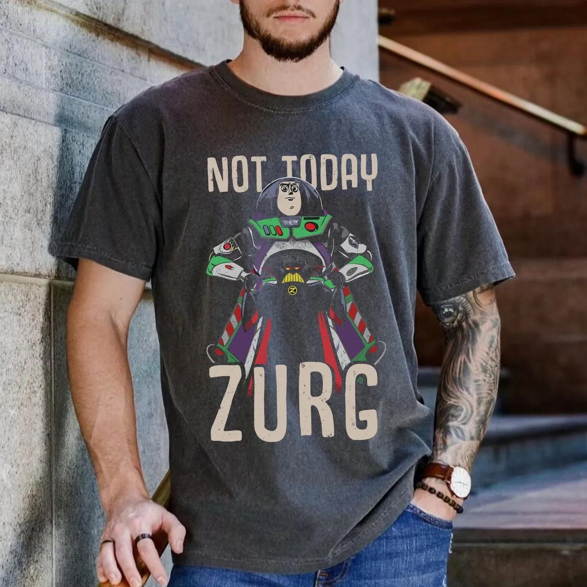 Buzz Lightyear And Zurg Not Today Shirt 3