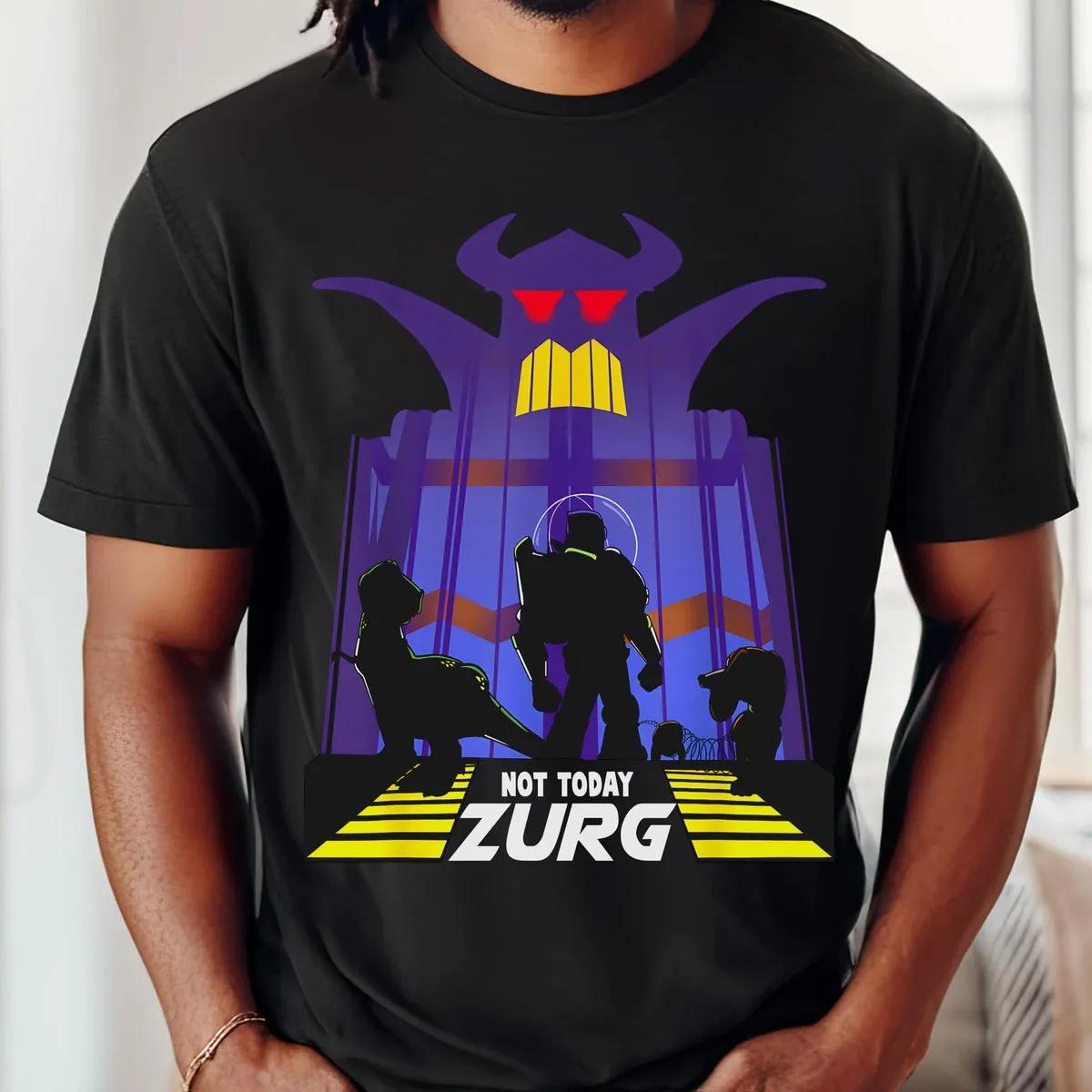 Buzz Lightyear Silhouette Not Today Zurg Shirt 1