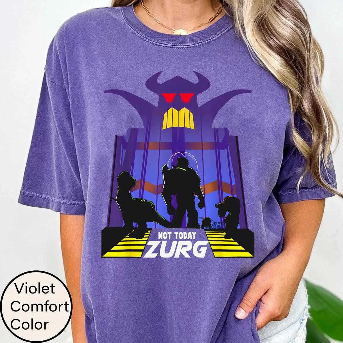 Buzz Lightyear Silhouette Not Today Zurg Shirt 3