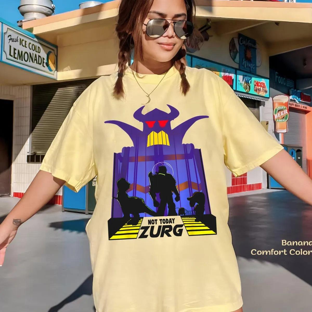 Buzz Lightyear Silhouette Not Today Zurg Shirt 4