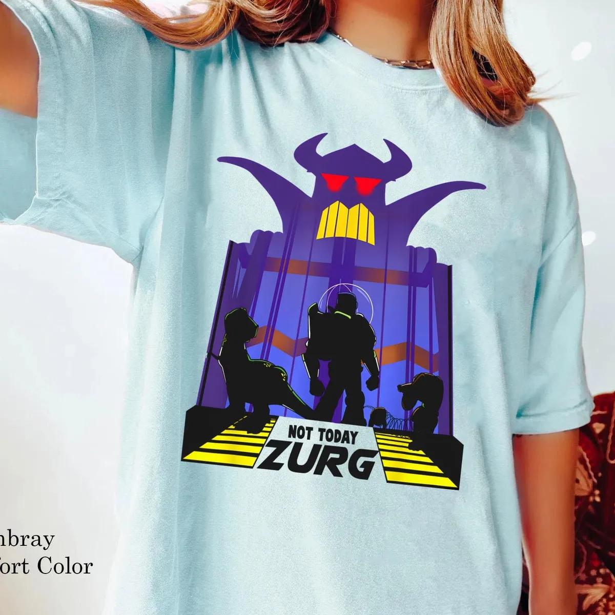 Buzz Lightyear Silhouette Not Today Zurg Shirt 6