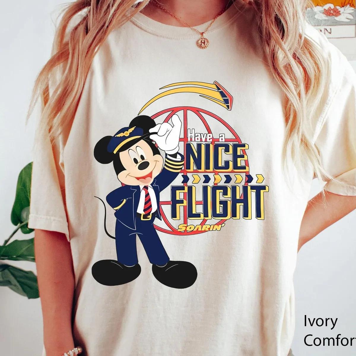 Captain Mickey Mouse Have A Nice Flight Shirt 1