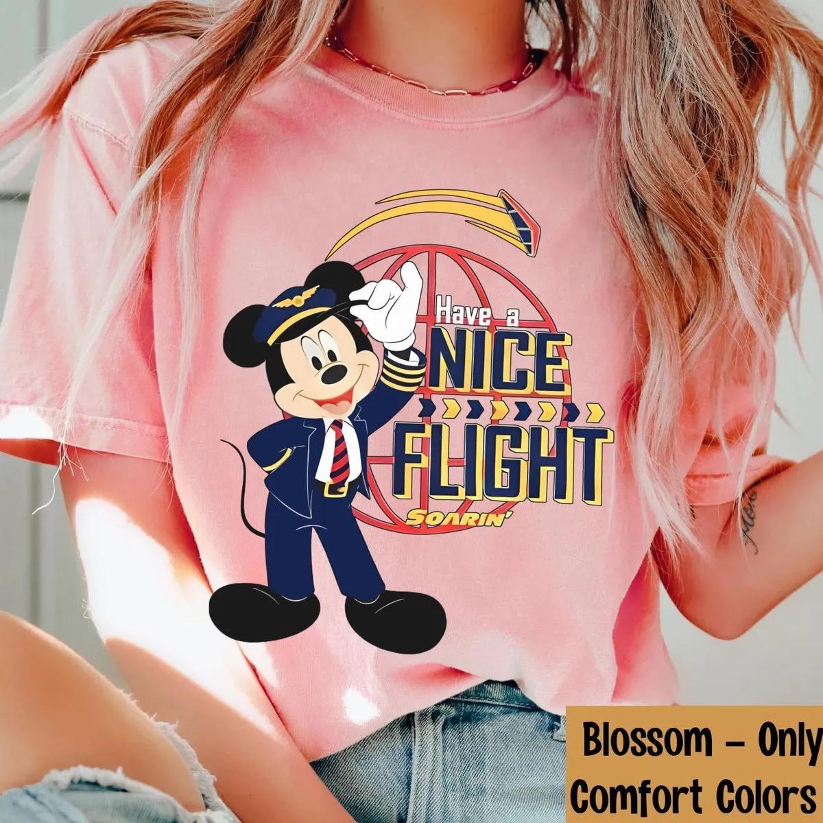 Captain Mickey Mouse Have A Nice Flight Shirt 2