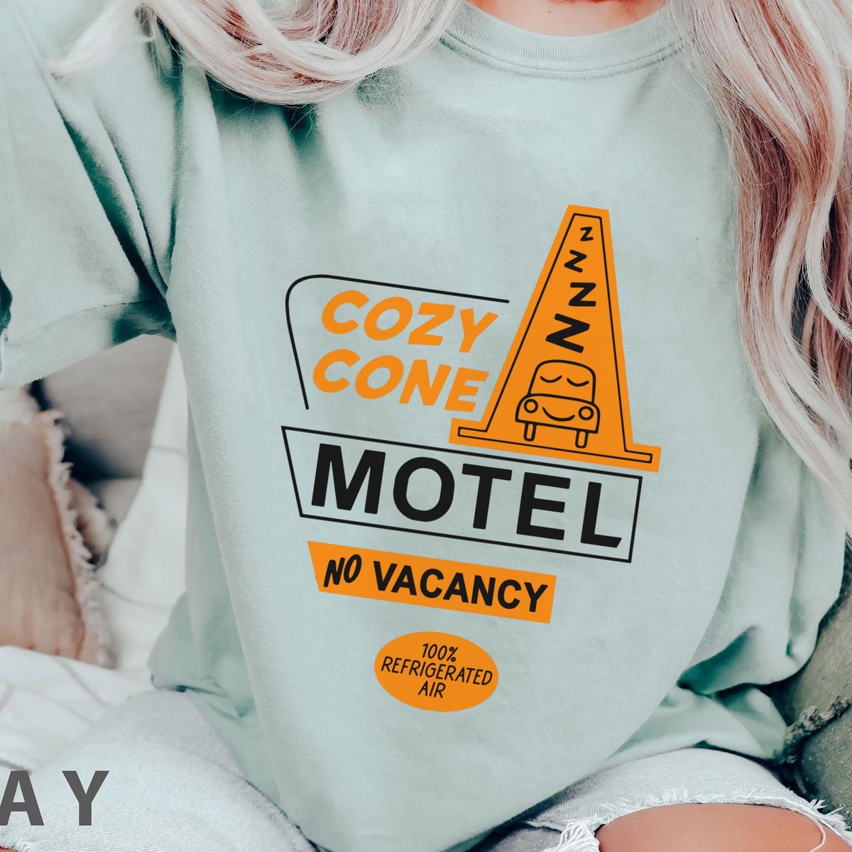 Cars Cozy Cone Motel No Vacancy Disney Shirt 5