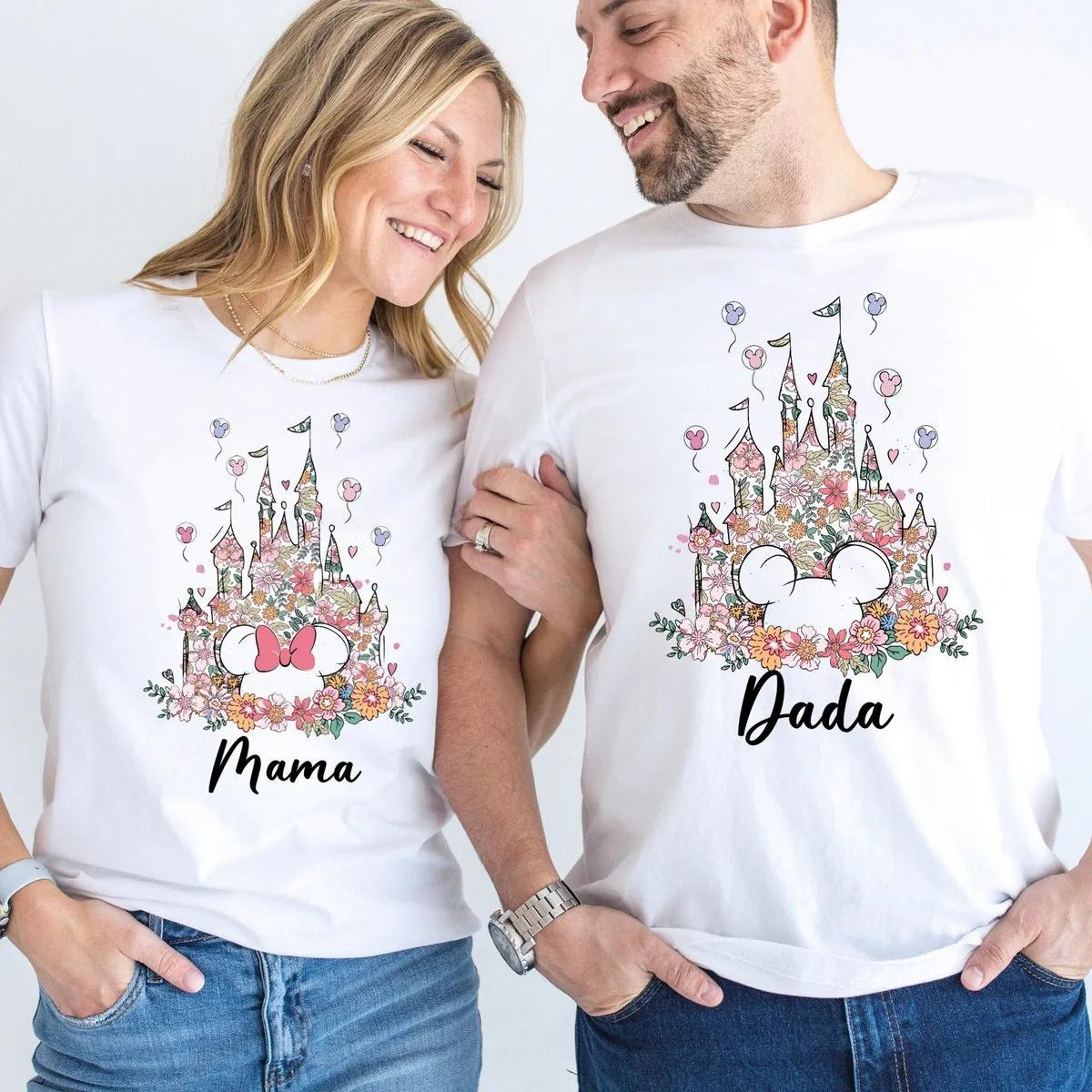 Castle Custom Disneyland Shirt Mickey and Minnie Tee 1 1