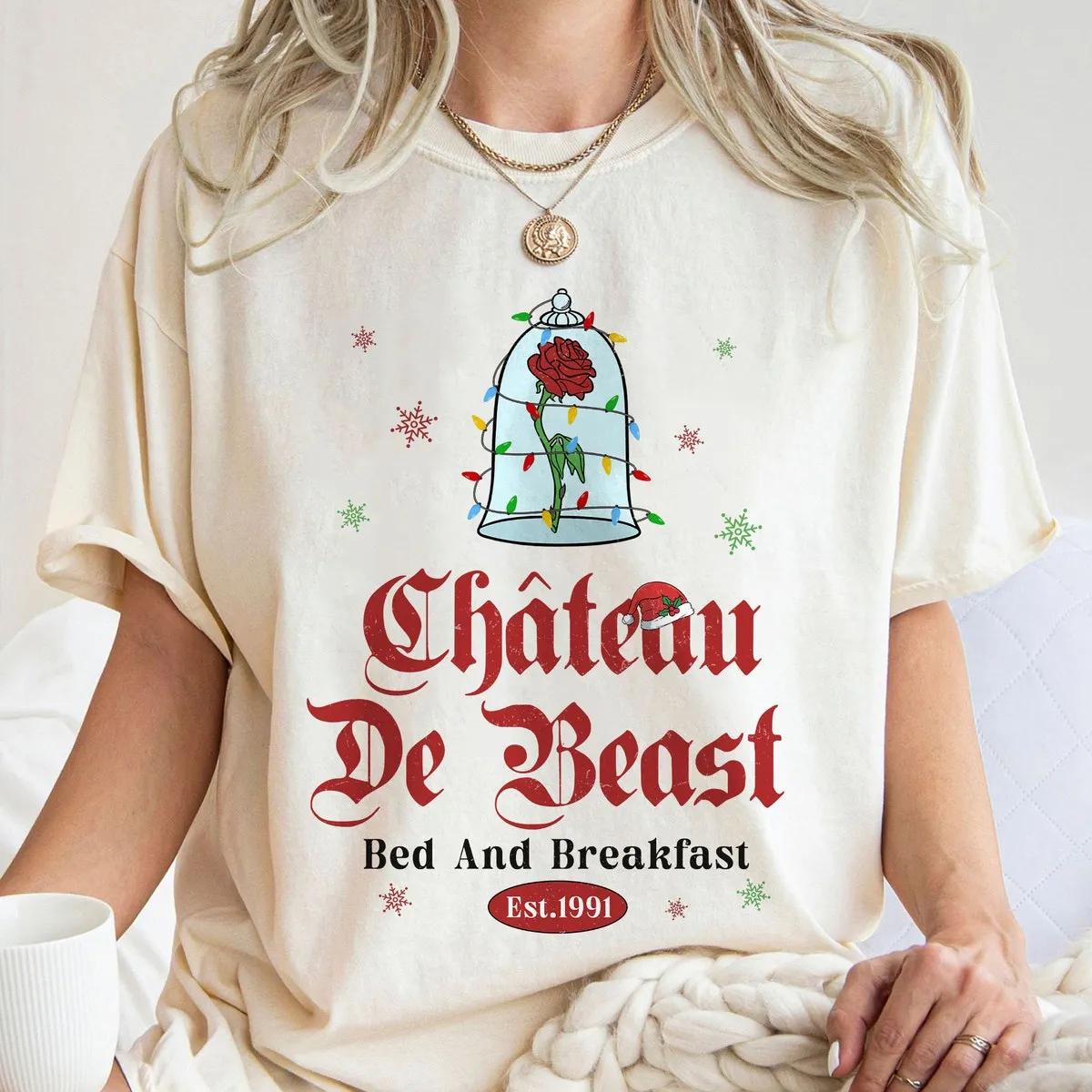 Chateau De Beast Bed And Breakfast Est 1991 Beauty And The Beast Shirt 1