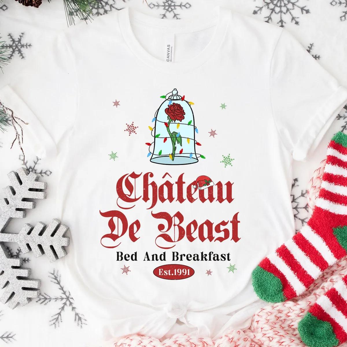 Chateau De Beast Bed And Breakfast Est 1991 Beauty And The Beast Shirt 2