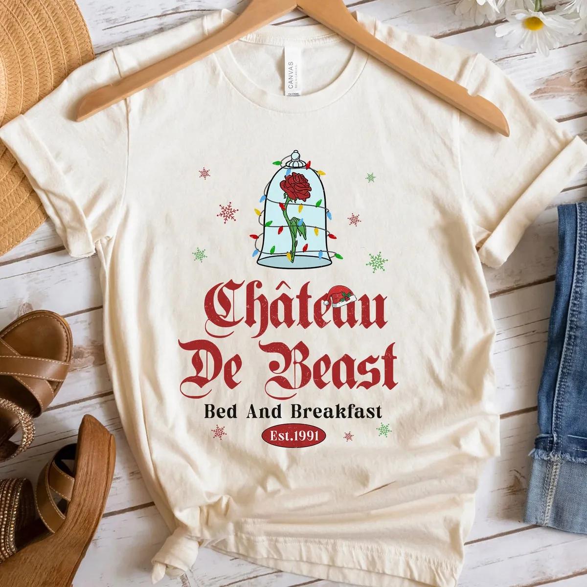 Chateau De Beast Bed And Breakfast Est 1991 Beauty And The Beast Shirt 3