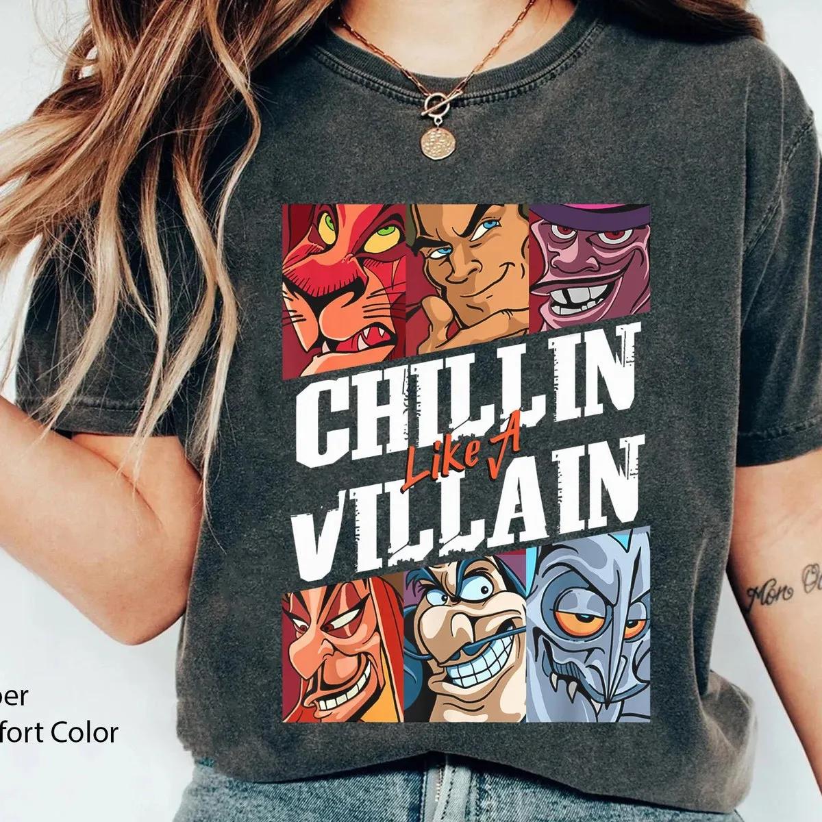 Chillin Like A Villain Shirt 1