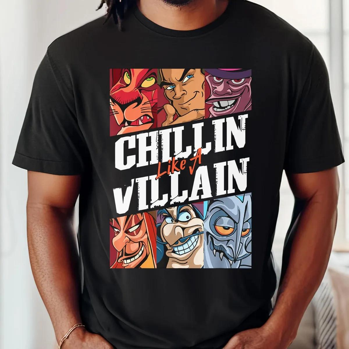 Chillin Like A Villain Shirt 5