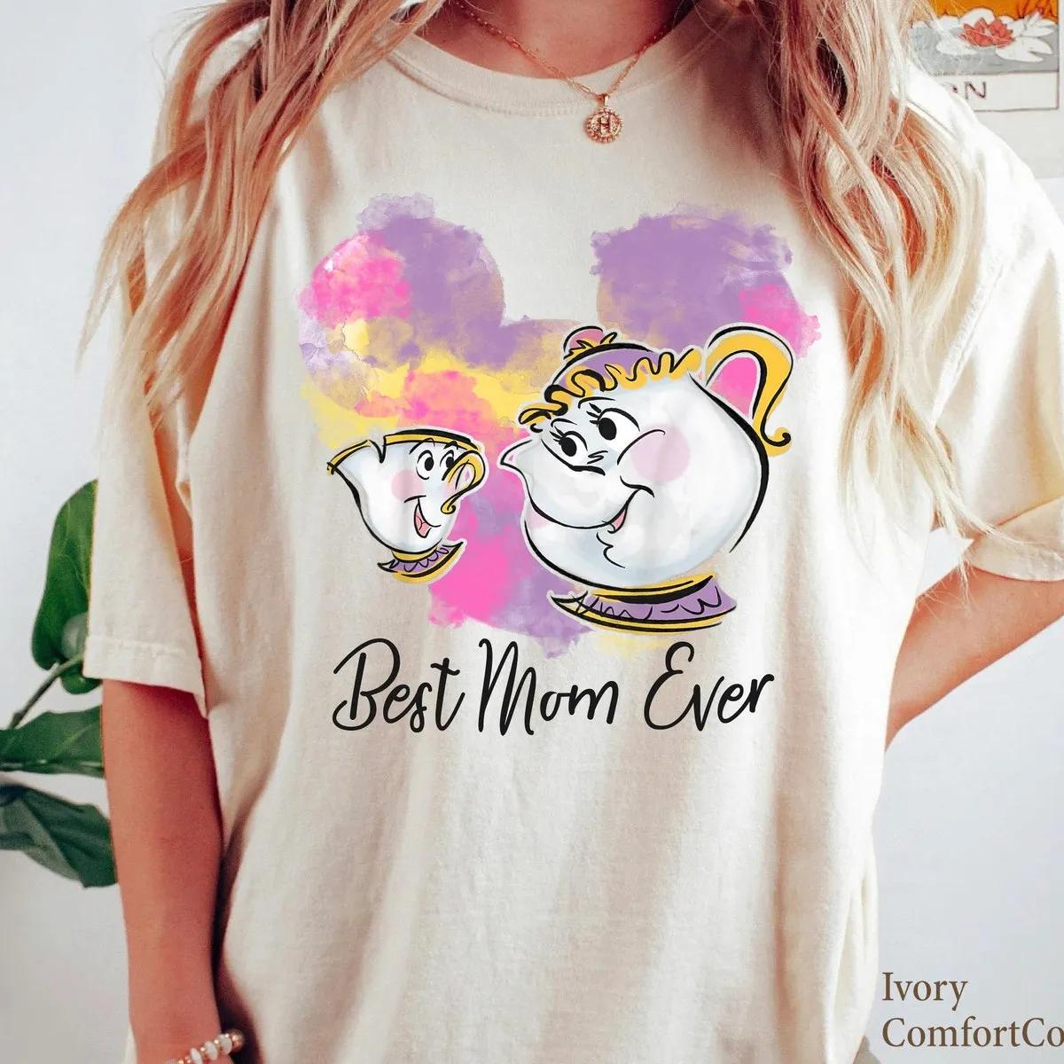 Chip Mrs. Potts Best Mom Ever Disney Beauty and the Beast Shirt 1