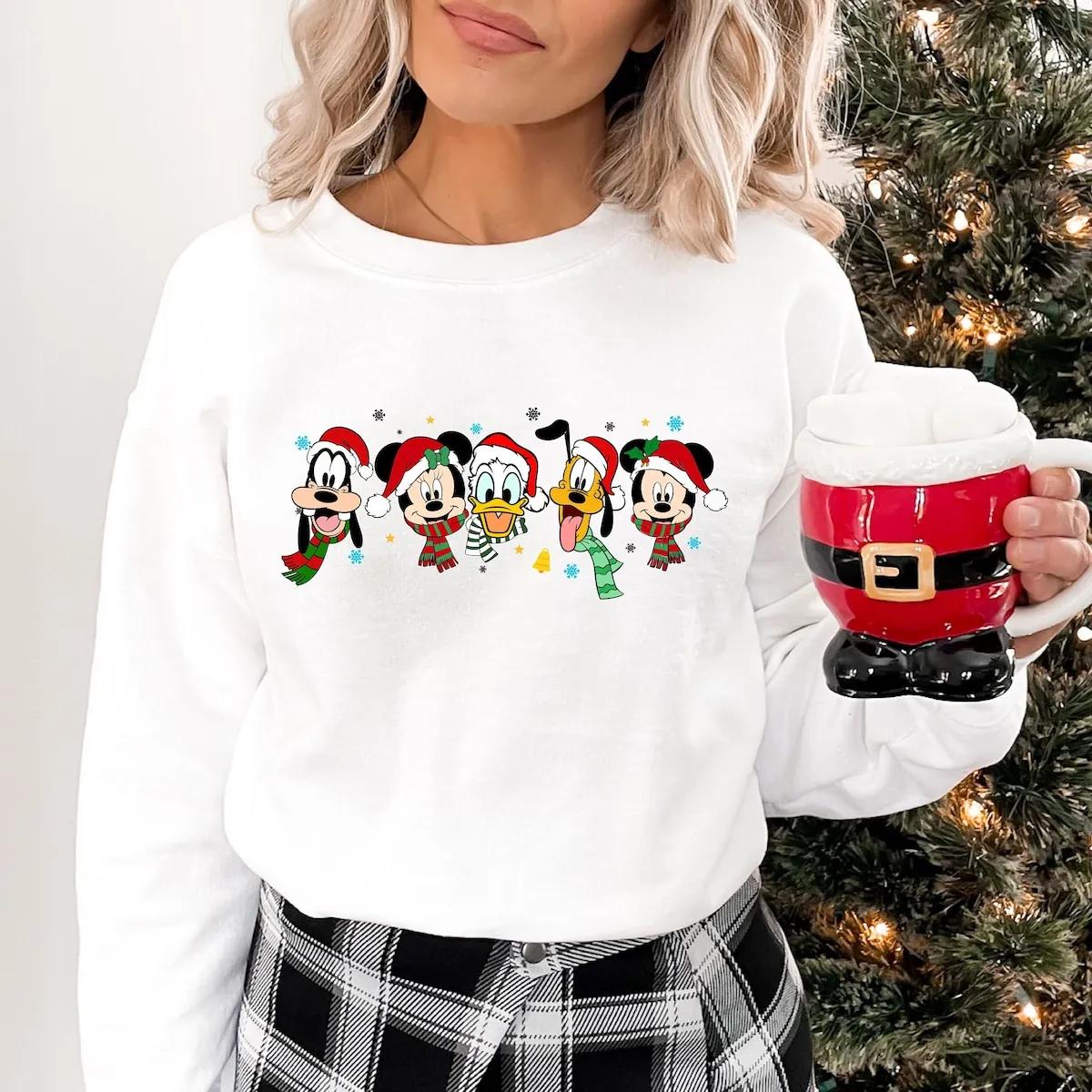 Christmas Disney Shirt Mickey and Friends Tee 2 1