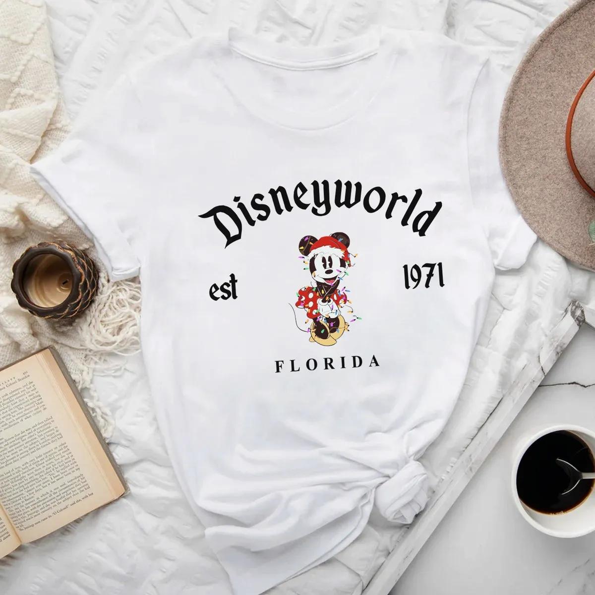 Christmas Mickey Disneyworld Est 1971 Florida Shirt 2 1