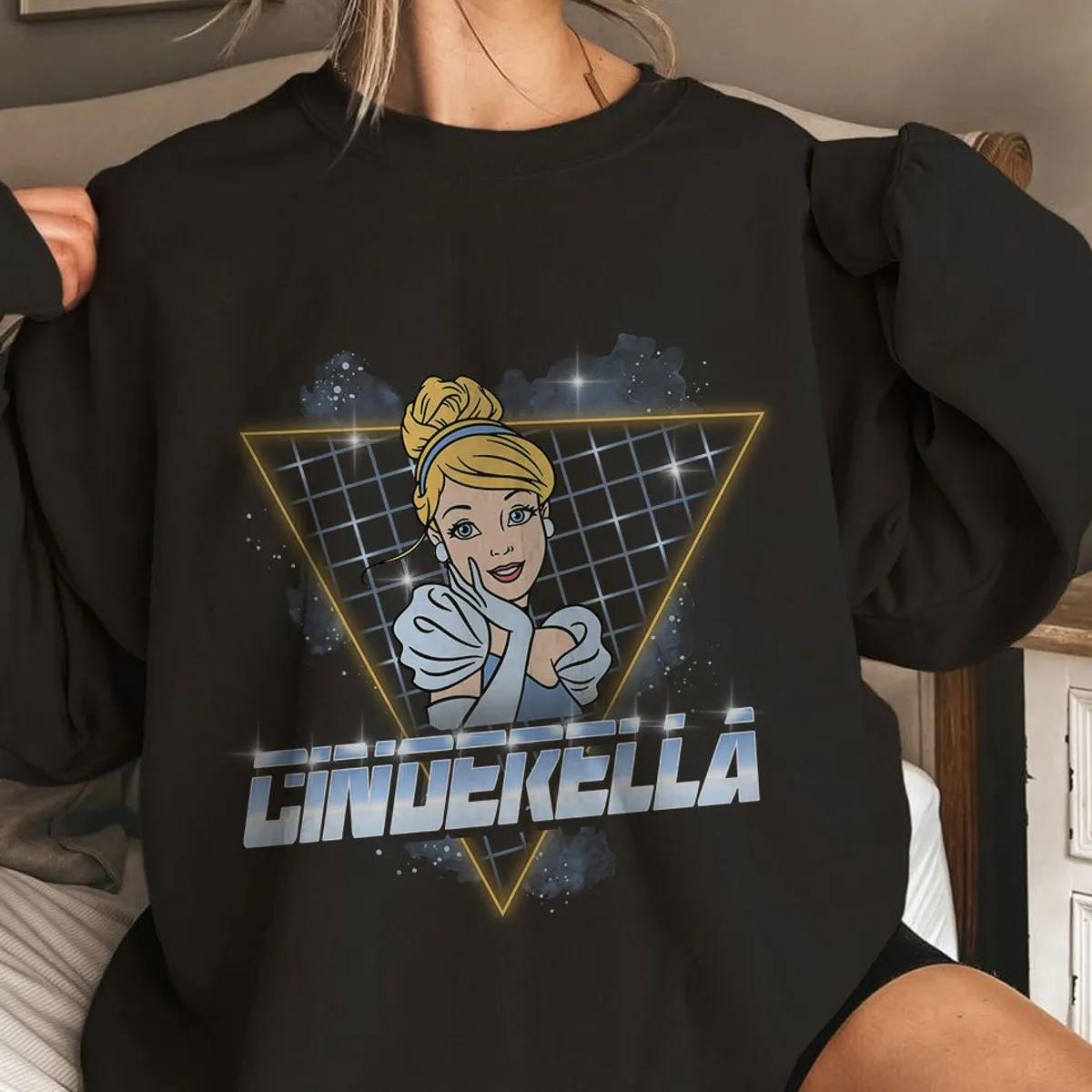 Cinderella 90s Retro Disney Princess Shirt 2 1