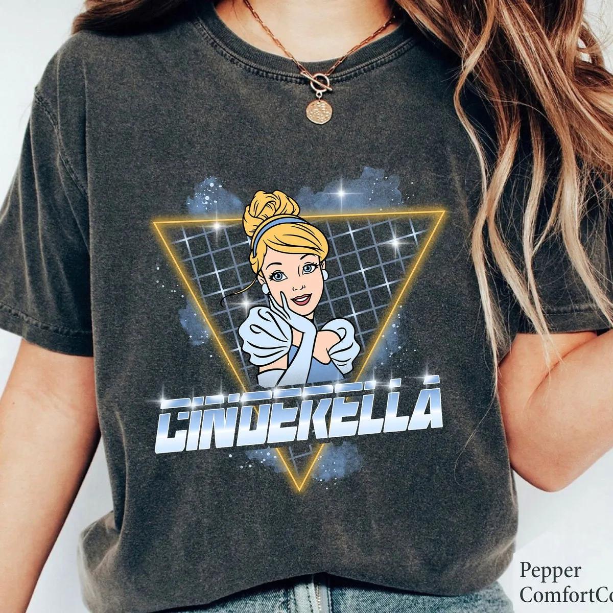 Cinderella 90s Retro Disney Princess Shirt 3 1