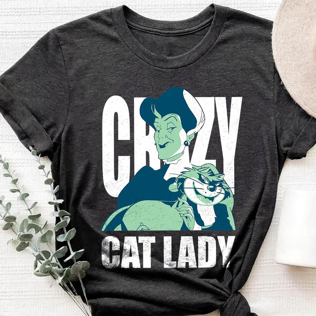 Cinderella Crazy Cat Lady Disney Shirt 5 1