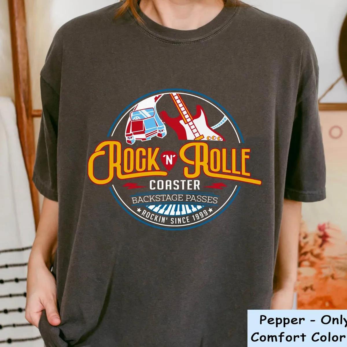 Circle Rock N Roller Coaster Backstage Passes Shirt 2