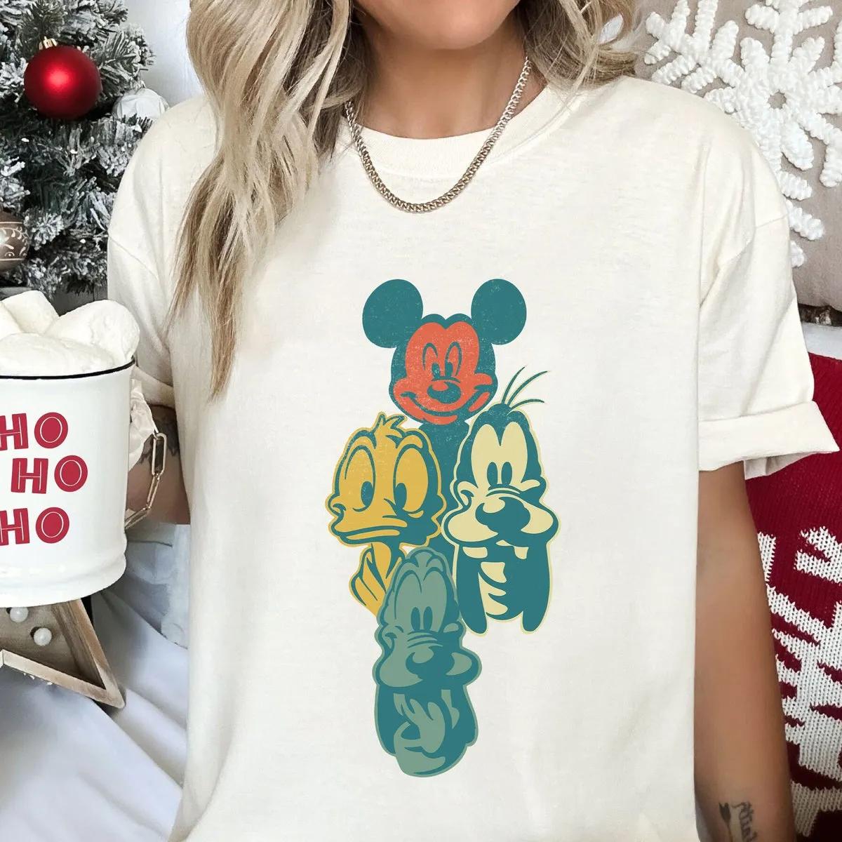 Classic Mickey Goofy Donald Pluto Shirt 3