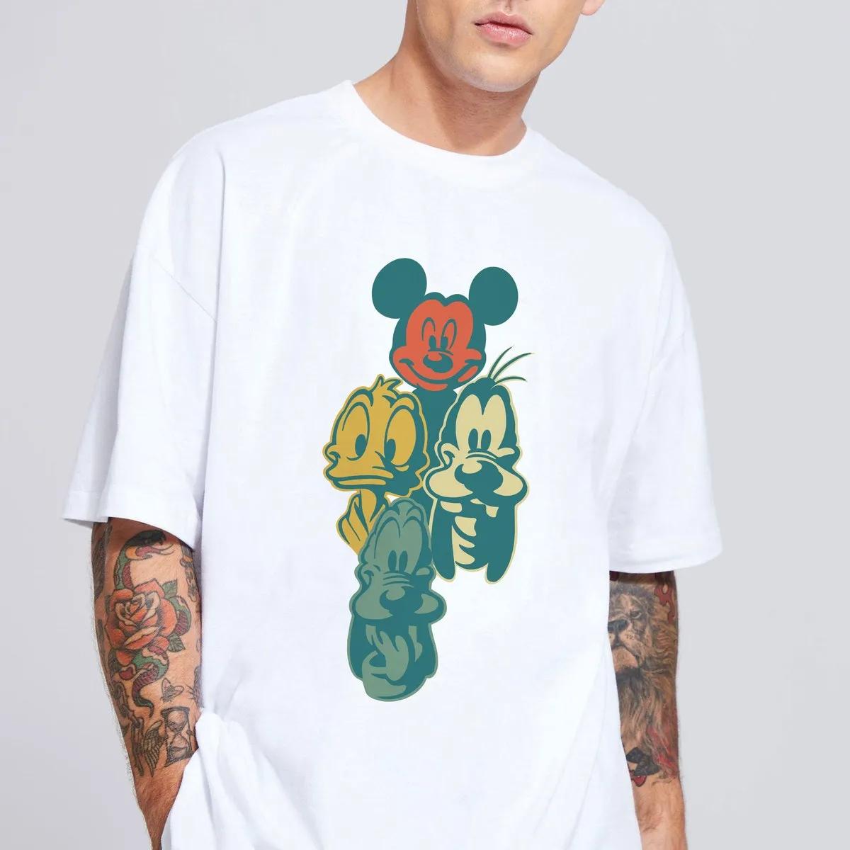 Classic Mickey Goofy Donald Pluto Shirt 5