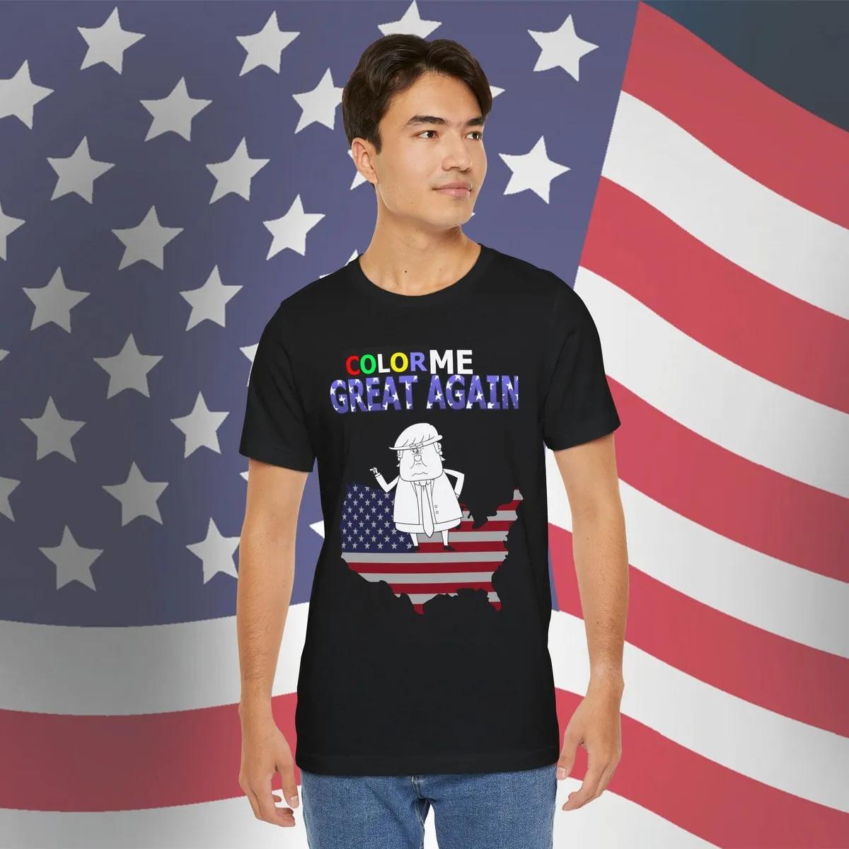 Color Me Great Again Shirt Trump Will Be Back 2024 4 1