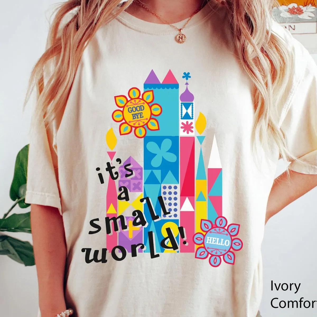 Colorful Magic Kingdom Its A Small World Shirt 1